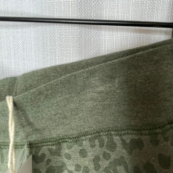 New Thread and Supply Olive‎ Green Animal Print Joggers - Picture 2 of 4